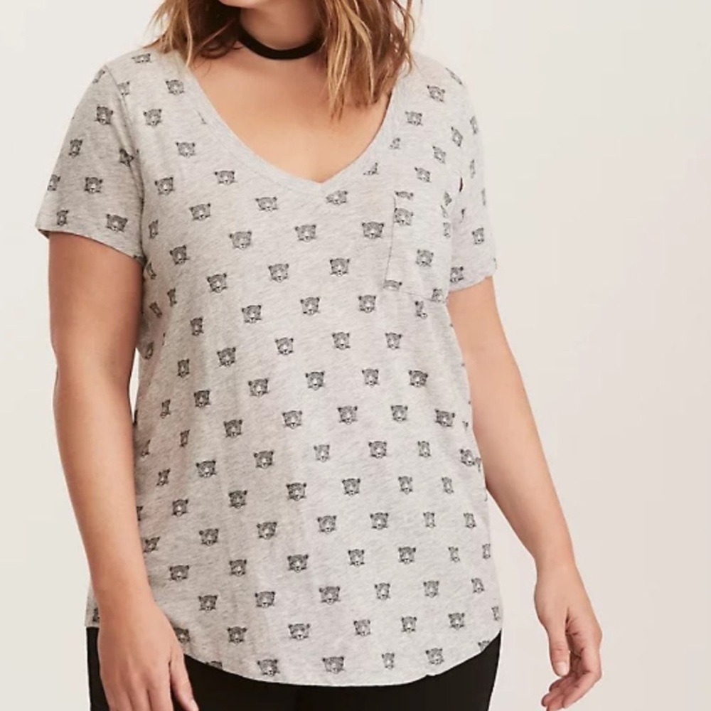 Torrid Leopard Print Pocket Tee